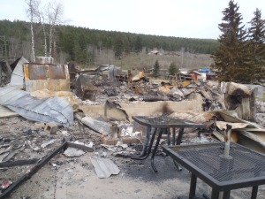 Site of Pinantan General Store on Monday.